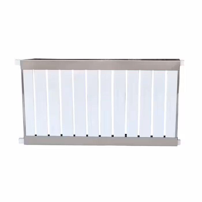 رادیاتور آلومینیومی هاتیپس مدل کلاسیک 100cm سفید نقره ای