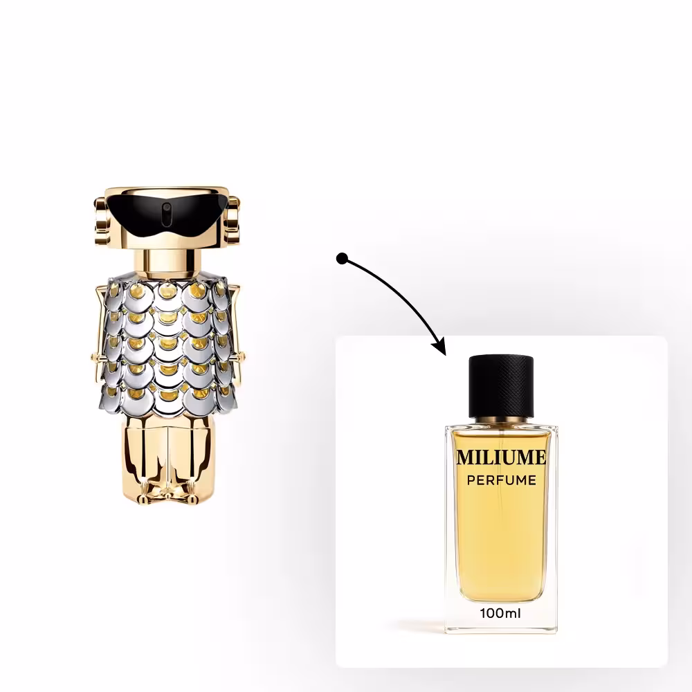 اسانس عطر Paco Rabanne Fame برند kpf - کد 2602 - پاکو رابان فیم 100ML - میلیوم پرفیوم