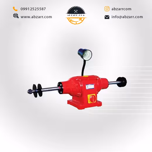 ماشین سنگ پرداخت 1500 دور چراغ دار سه فاز محک مدل PGD 2000-4L (( اقساط یک ساله ))