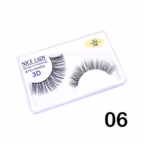 مژه جفتی 3D نایس لیدی شماره 06