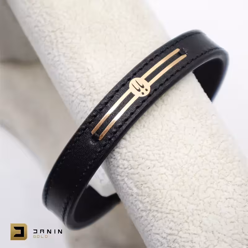 دستبند چرم طرح بابا