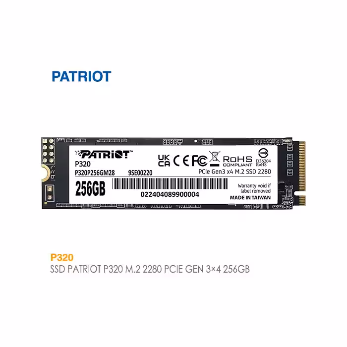 حافظه اس اس دی 256 گیگابایت پاتریوت P320