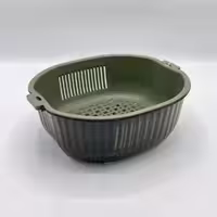 کاسه و آبکش بیضی سبز 2241