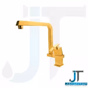 شیر ظرفشویی اهرمی طلایی آریانا (مدل زمرد)