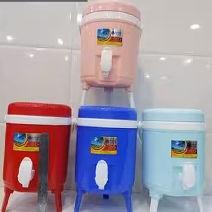 کلمن(یخدان) پلاستیکی 4 لیتر پایه دار کویر (بدون لیوان)