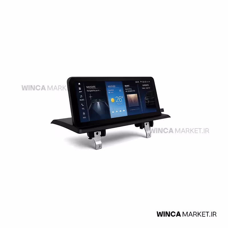 مانیتور اندروید بی ام و BMW سری 1 اتاق E81 مدل (2004-2012)