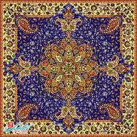 رومیزی ترمه مربع طرح گلدیس