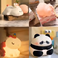 چراغ خواب سیلیکونی اورجینال عروسکی