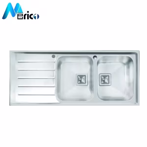 سینک اخوان کد 506 توکار دو لگنه