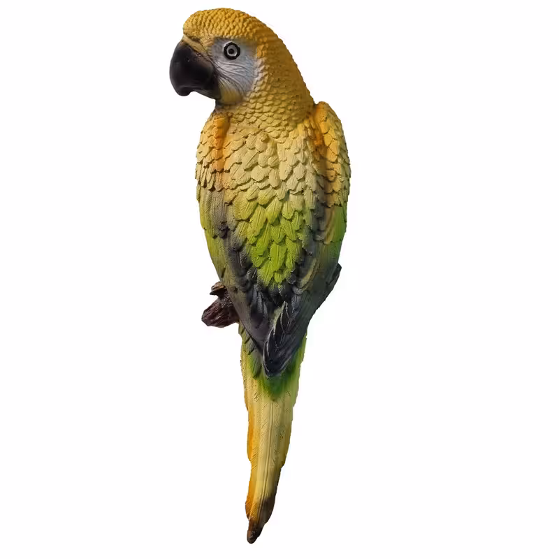 مجسمه مدل طوطی دیواری