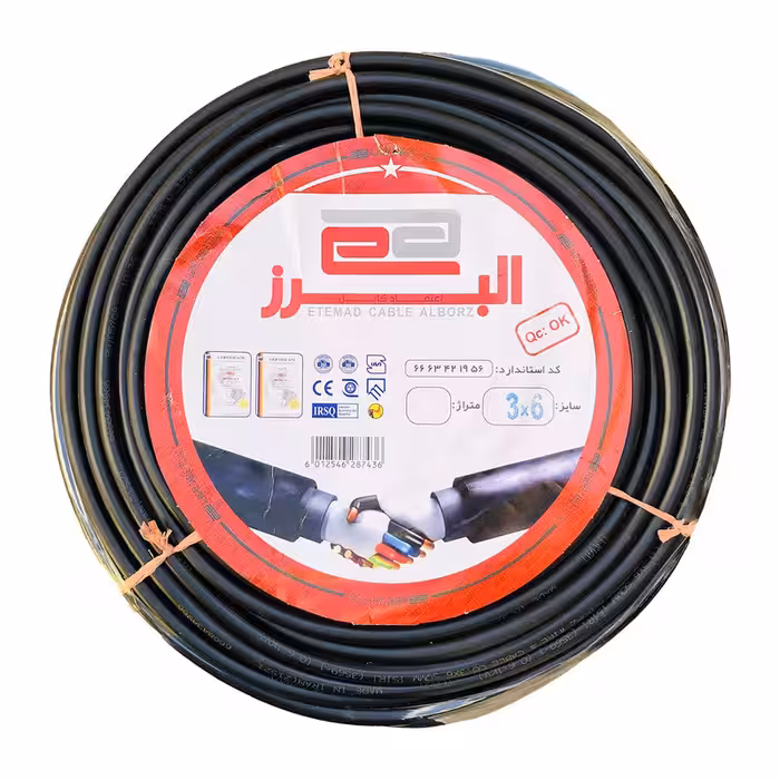 کابل برق 3 در 6 اعتماد کابل البرز مدل ETM36