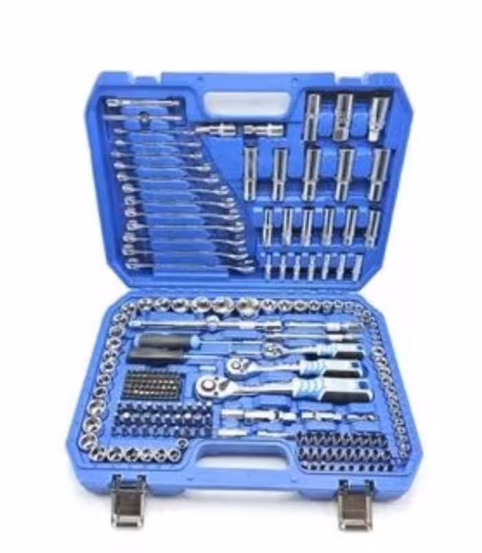 مجموعه ابزار و جعبه بکس 218 عددی باس مدل BS-218N