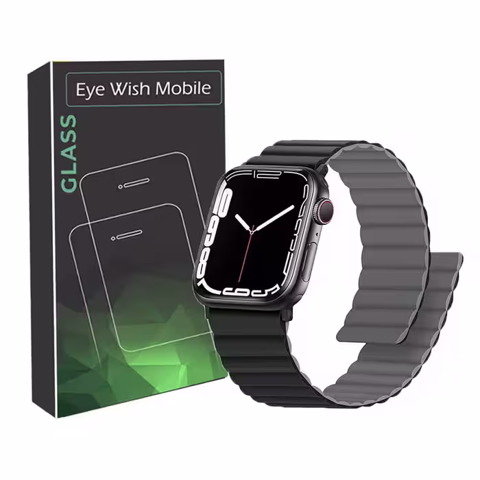 بند آی ویش مدل MAGNETIC LOOP DUAL COLOR مناسب برای ساعت هوشمند اپل واچ اولترا و اولترا 2 سایز 49 میلی متر