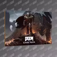تخته شاسی طرح Doom The Dark Ages Doomguy MDF-224
