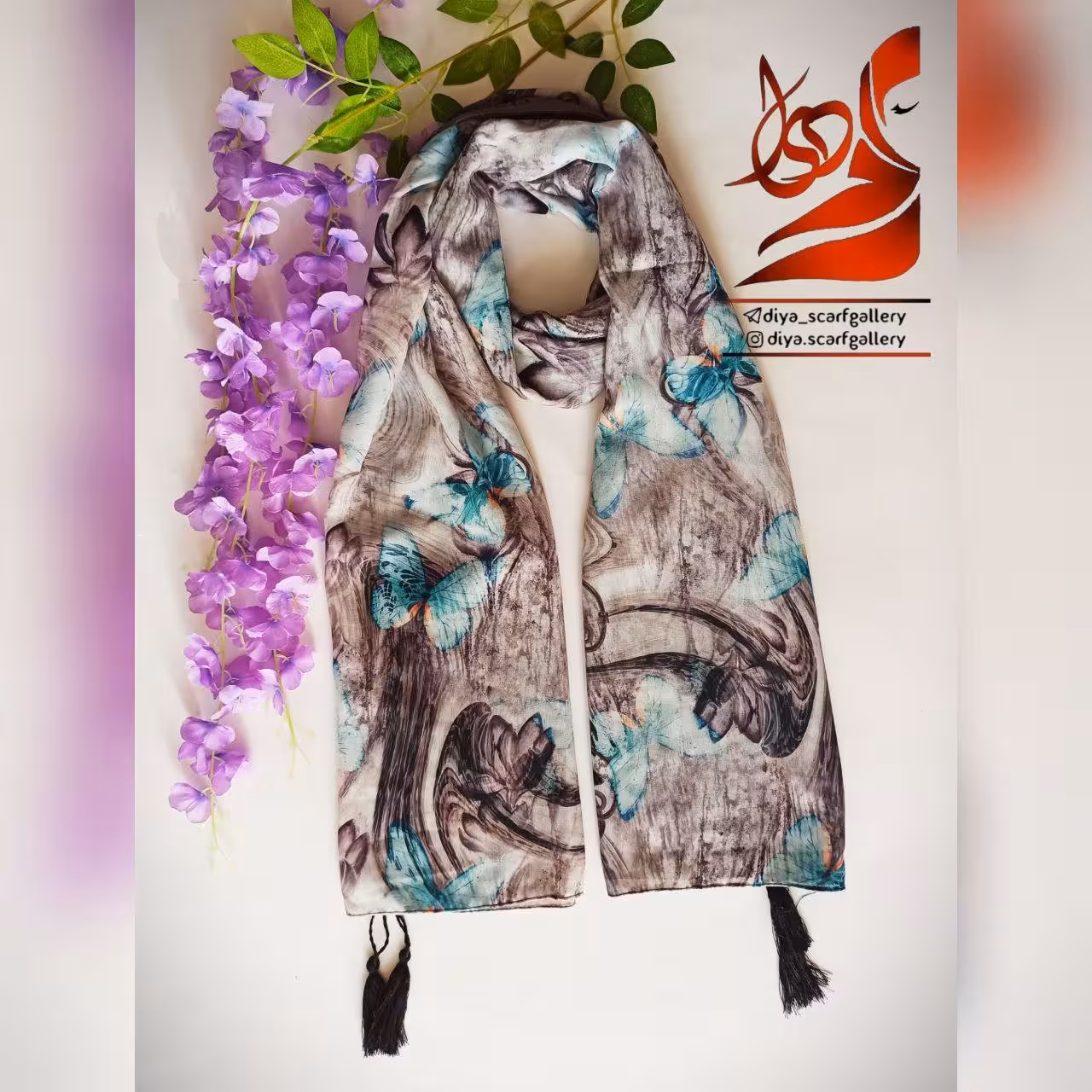 شال نخی منگوله دار1