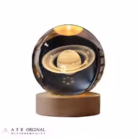 چراغ خواب گوی کریستالی مدل سیاره کیوان