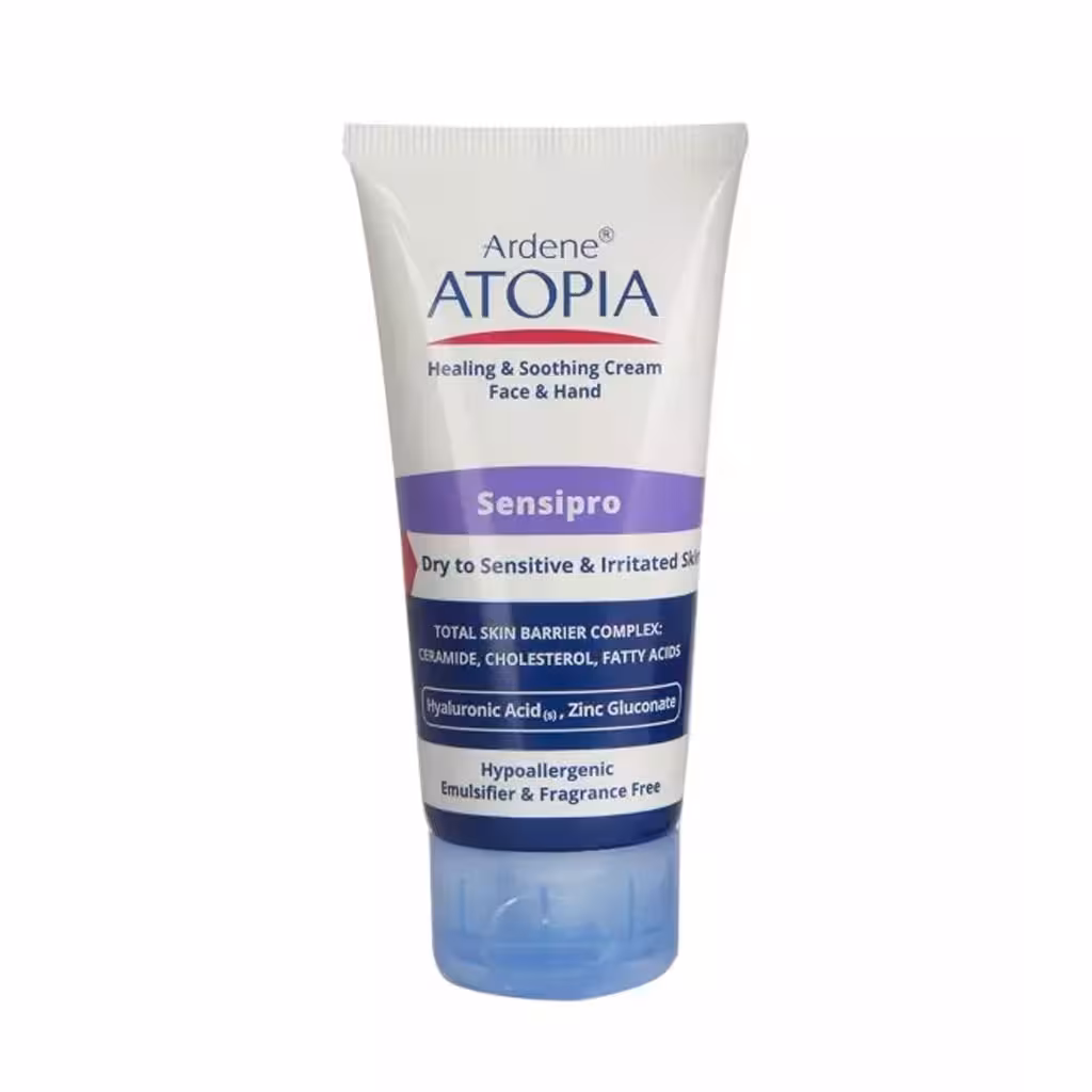کرم مرطوب‌کننده و التیام‌بخش آتوپیا آردن مناسب پوست‌های خشک و حساس 50 گرم | Atopia Ardene Healing & soothing cream body Dry to sensitive skin