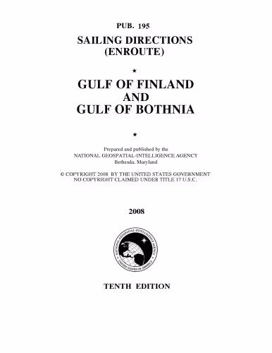 خرید و دانلود نسخه کامل کتاب Sailing Directions (Enroute) Gulf of Finland and Gulf of Bothnia