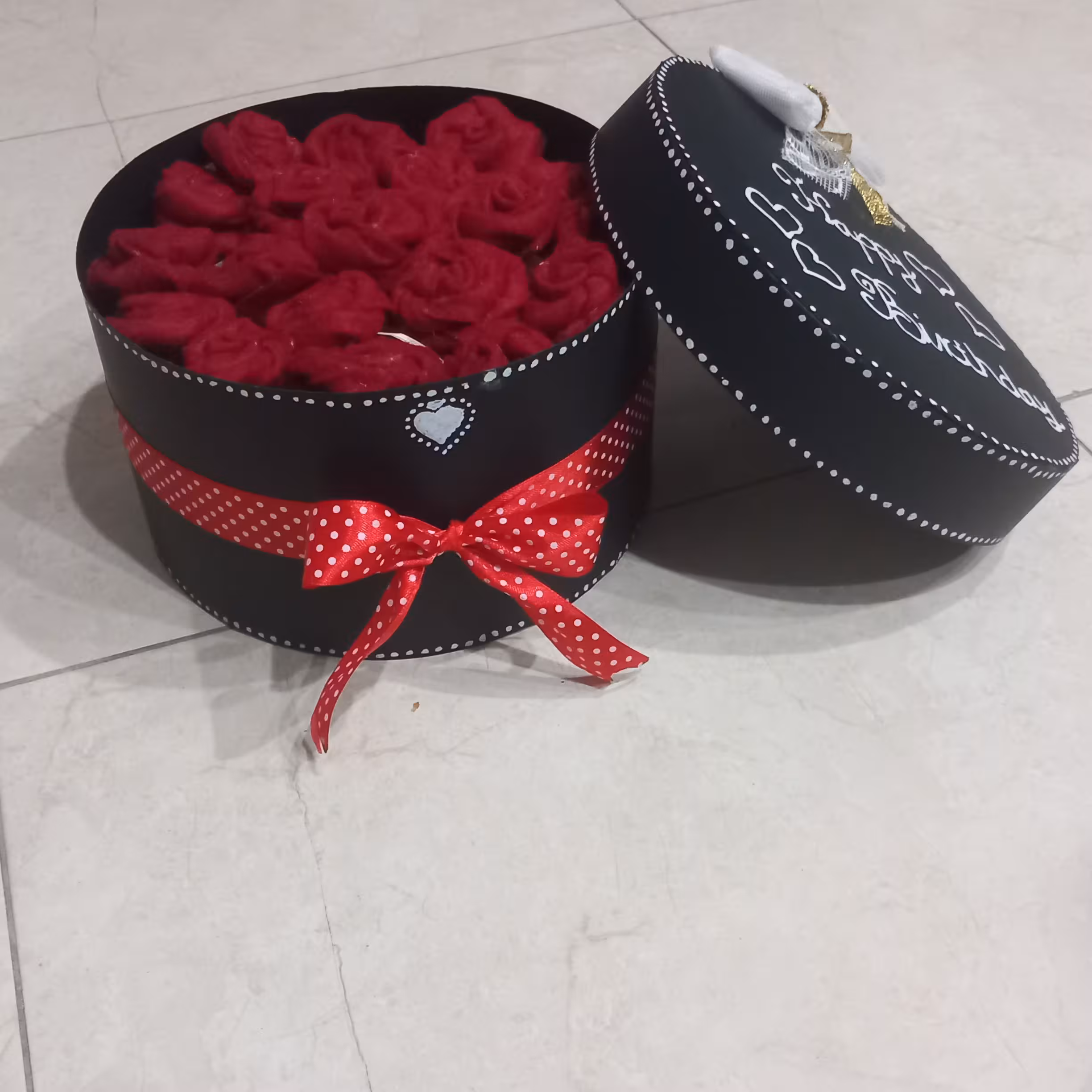 جعبه هدیه گل