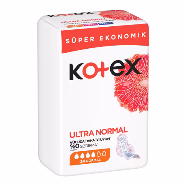 نواربهداشتی کوتکس kotex مدل ultra normal بسته 24 عددی