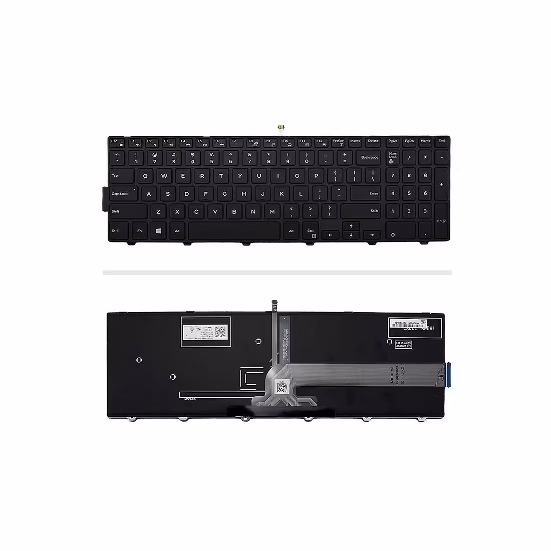 کیبورد لپ‌تاپ دل Inspiron 15-5557 (با بکلایت و فریم)