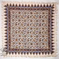 رومیزی سفره قلمکار یک متری طرح گلدانی