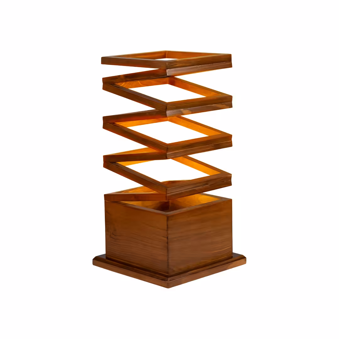 آباژور مدرن چوبی اسپرینگ