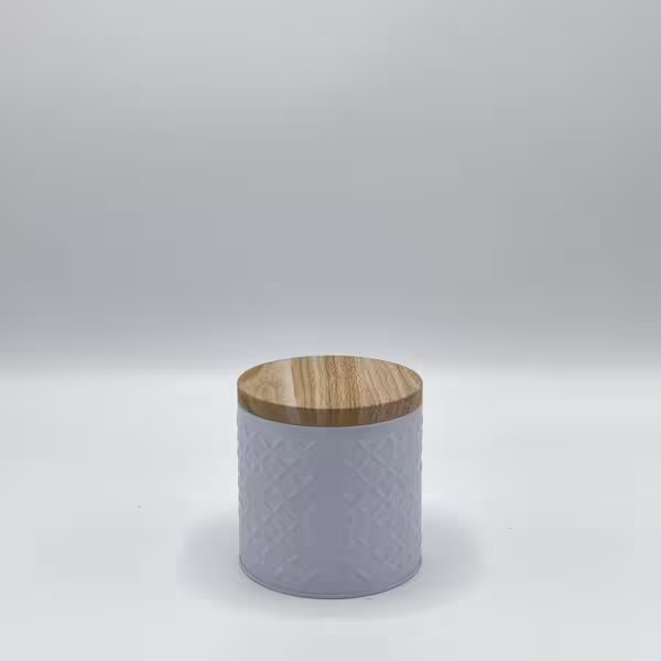 باکس فلزی - طرح تك رنگ استوانه سفيد