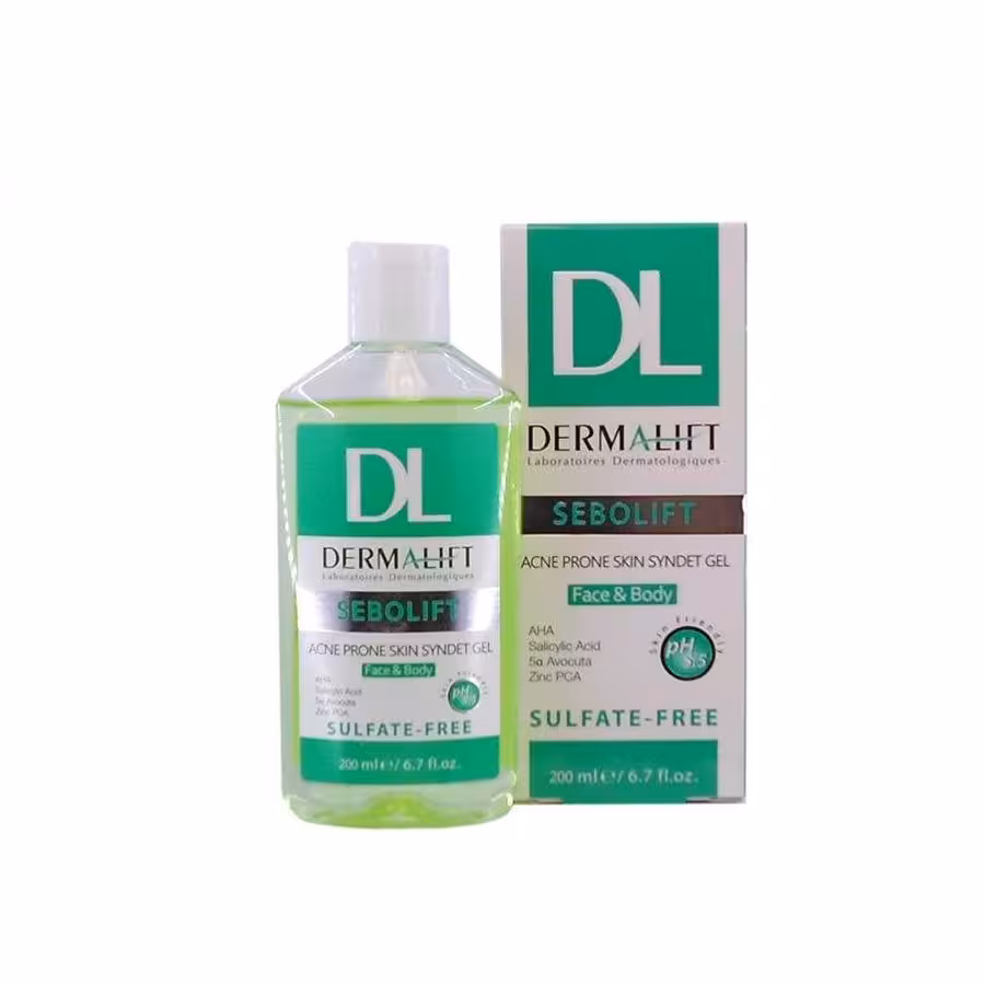 ژل شستشو غیر صابونی چرب و جوش دار درمالیفت