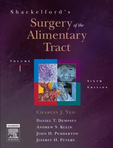 خرید و دانلود نسخه کامل کتاب Shackelford&#039;s Surgery of the Alimentary Tract, 6th Edition