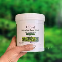 ماسک پودری پیلاف جلبک اسپیرولینا اورویال oroyal