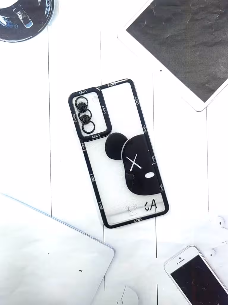 قاب شفاف طرح دار سامسونگ S21 feSamsung s21 fe patterned transparent frame