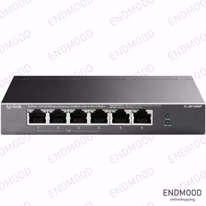 سوئیچ غیرمدیریتی 6 پورت تی پی لینک TP-Link TL-SF1006P