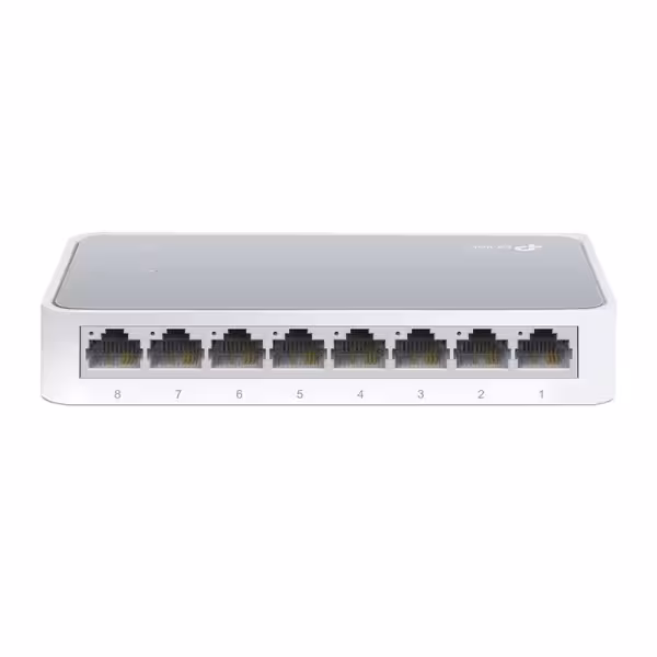 سوییچ 8 پورت مگابیت و دسکتاپ تی پی لینک مدل TP-LINK TL-SF1008D