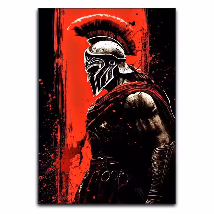 تابلو گلادیاتور جنگجوی رومی