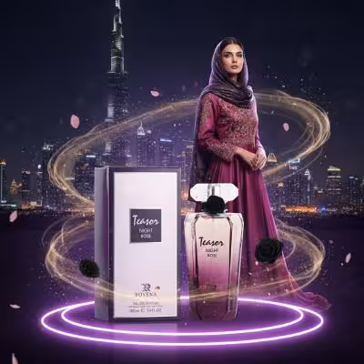 عطر جذاب زنانه لانکوم ترزور میدنایت رز برند روونا فرانسه - ارسال رایگان - اسانس فرانسوی - 100 میل