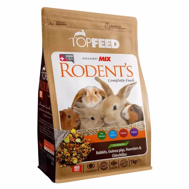 غذای آجیلی جوندگان تاپ فید بسته 1 کیلوگرمی