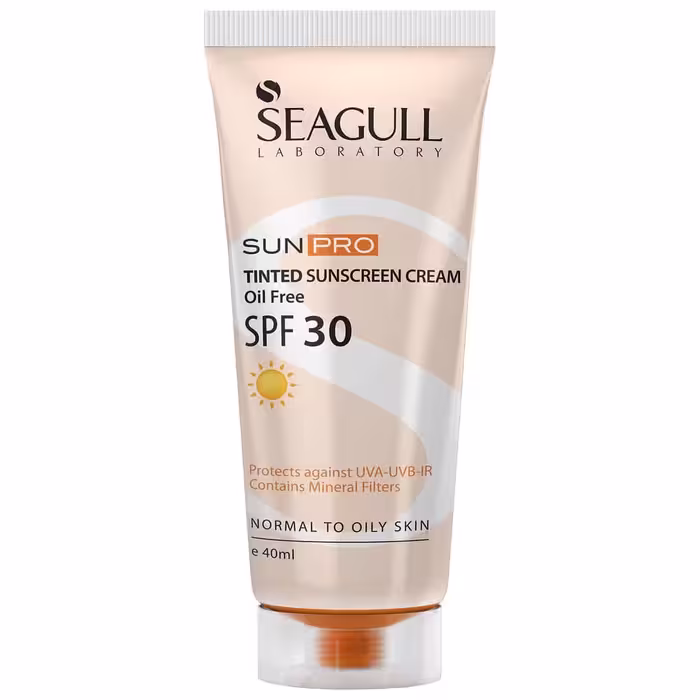 ضدآفتاب رنگی فاقد چربی سی گلSPF30