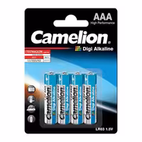 باتری نیم قلمی کملیون مدل Digi Alkaline بسته 4 عددی