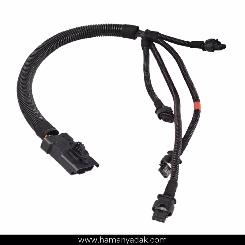 دسته سیم کویل سمند EF7 بنزینی سوکت 4 فیش برند HPERIN