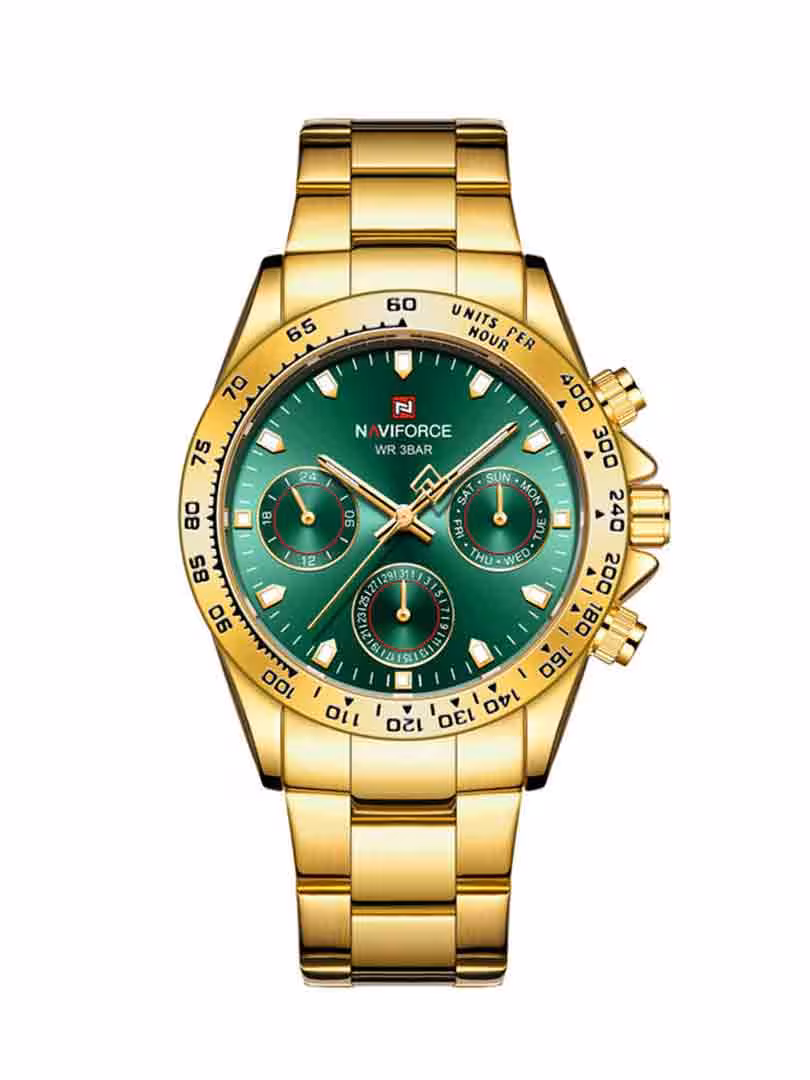 ساعت مچی عقربه ای نیوی فورس NAVIFORCE 9193 gold