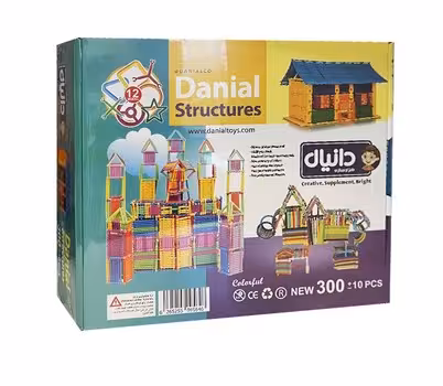 بازی فکری میله هزار سازه 300 قطعه دانیال