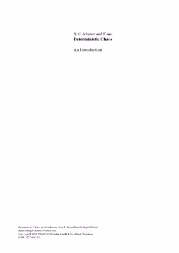 خرید و دانلود نسخه کامل کتاب Deterministic Chaos