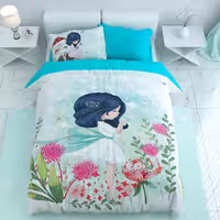 سرویس لحاف روتختی ترکسان یک نفره 4 تیکه کد D93