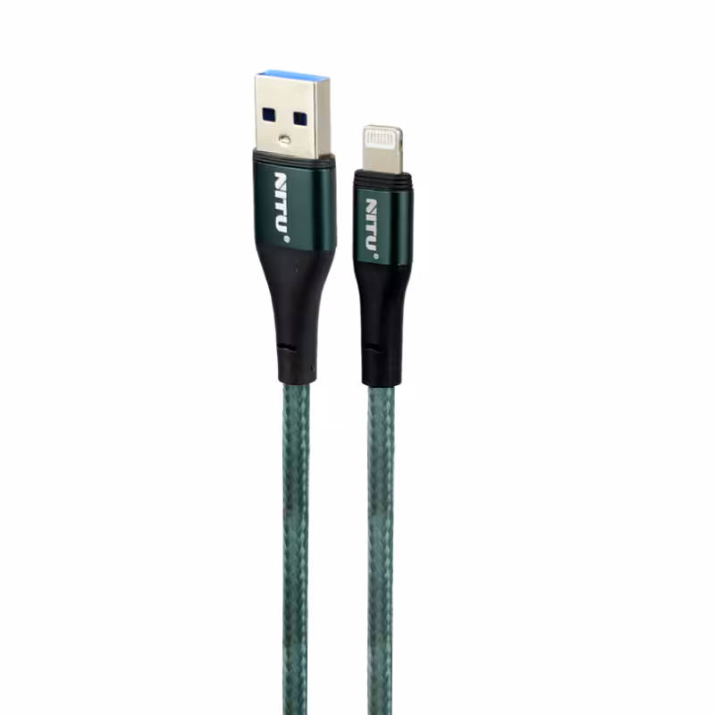 کابل USB به لایتنینگ نیتو NITU NC34 طول 30 سانتیمتر 2.4 آمپر