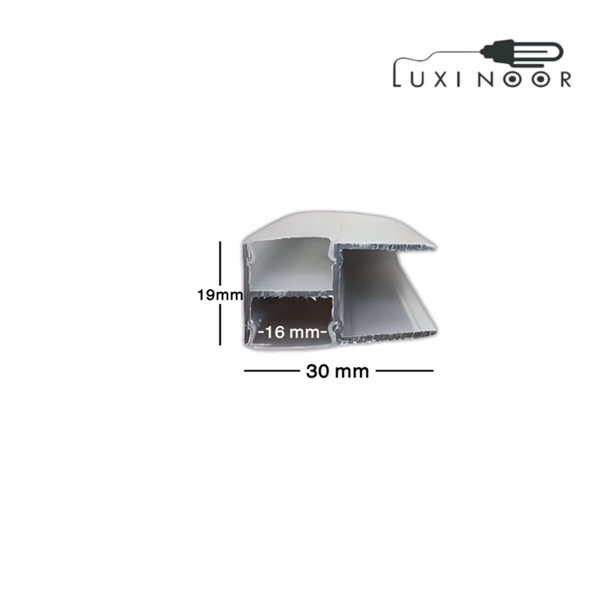 پروفیل چراغ خطی لاینر ام دی افی تک لاین - کد 44