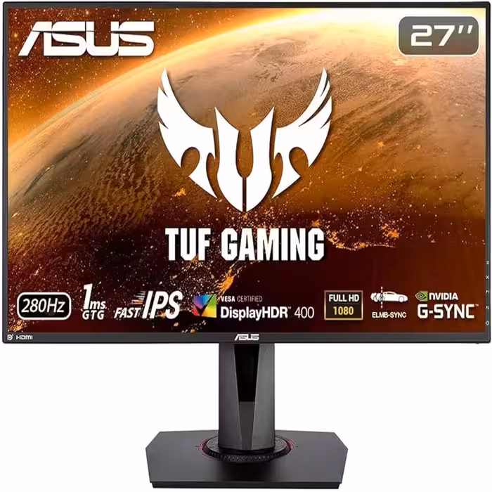 مانیتور 27 اینچ ایسوس TUF VG279QM FHD IPS 280Hz 1ms