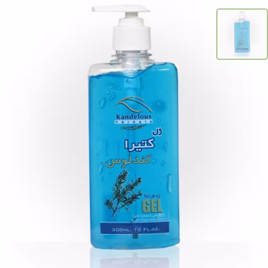 ژل مو کتیرا کندلوس ( 300 گرمی،پمپی)