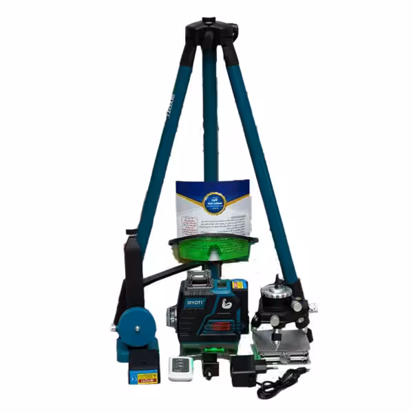 تراز لیزری 4 بعدی 16 لاین لنز چرخشی با پایه 160 تلسکوپی بیوتی مدل BYT_4D_17S اصلی