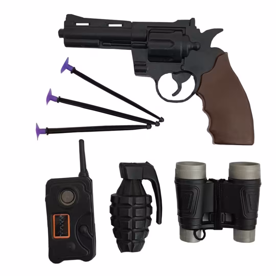 ست تفنگ اسباب بازی مجموعه چند عددی